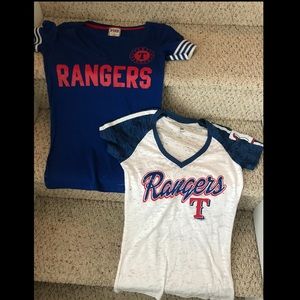 SOLD—Texas Rangers shirts